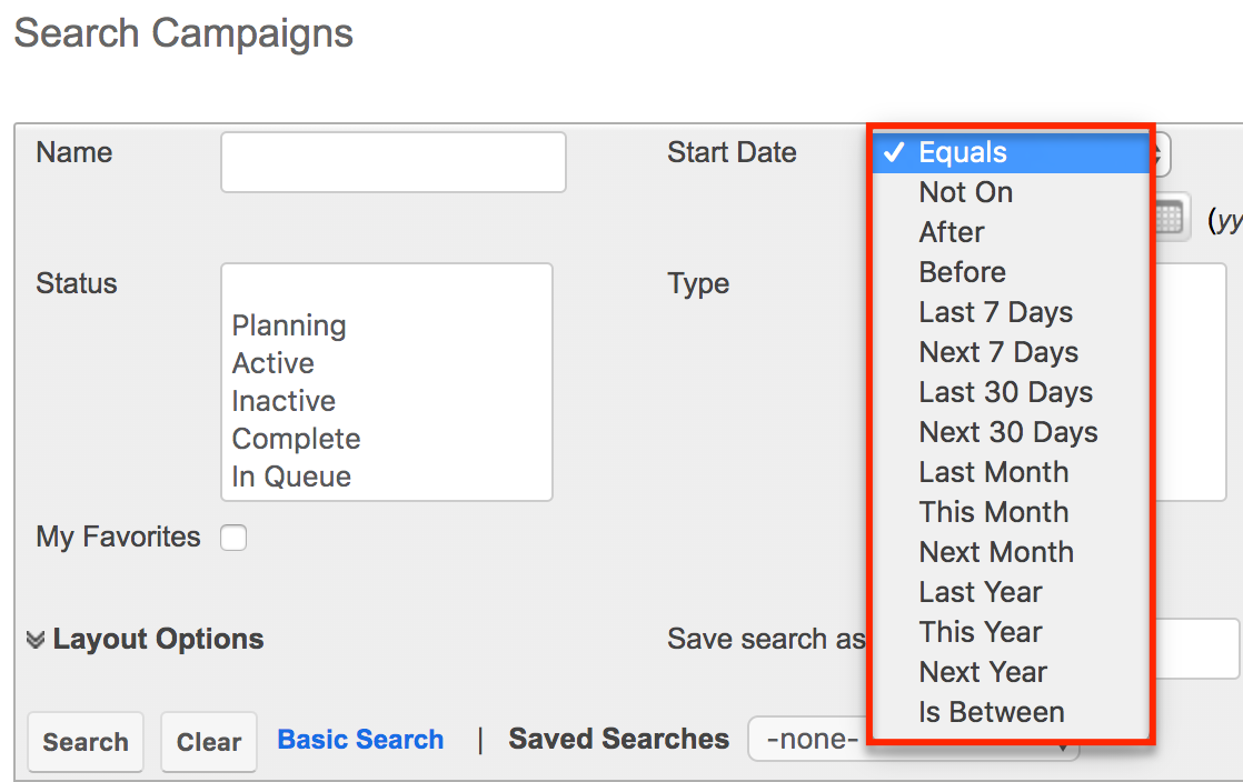 Search Documents AdvSearch DateFields