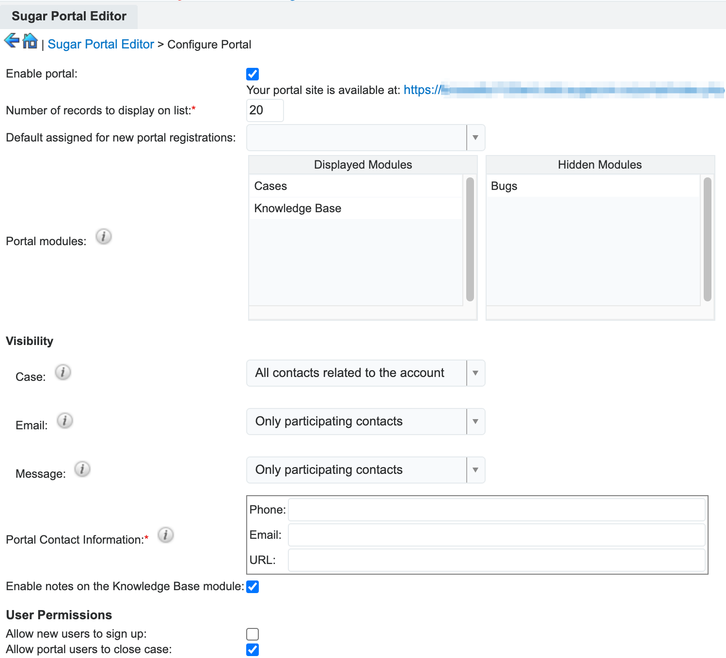 ConfigurePortal Blurred