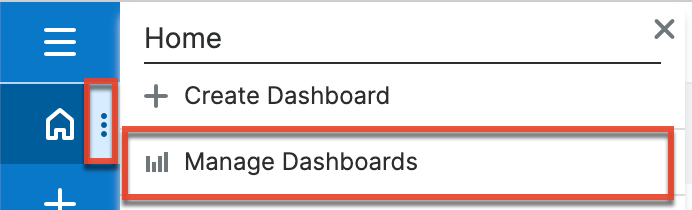 ConsoleMgmt Home ManageDashboards