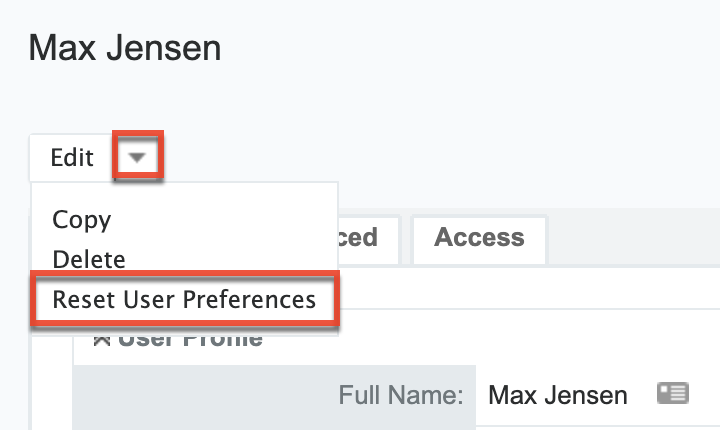 UserMgmt UsersActionsMenu ResetUserPreferences