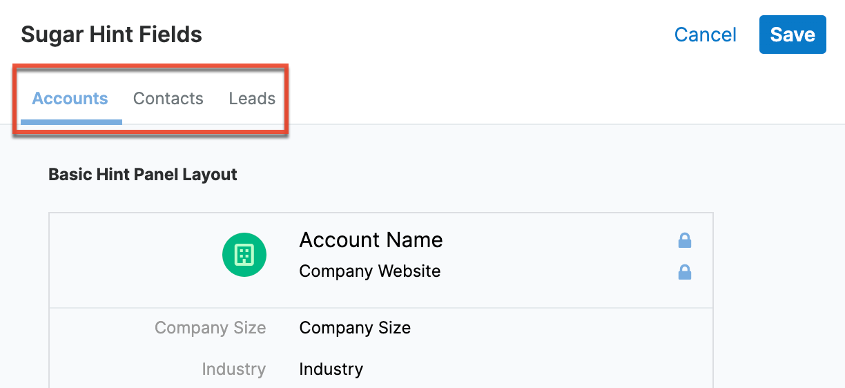 Sugar Hint Panel Preview