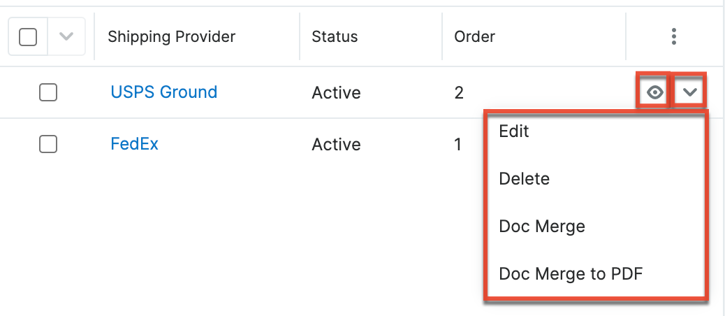 ShippingProvider LVRecordActionsMenu