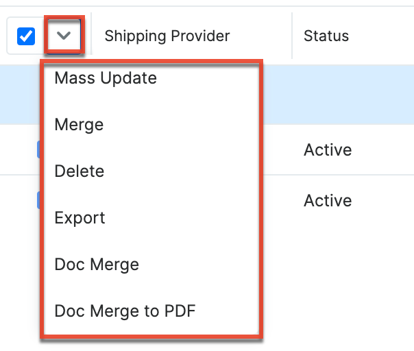 ShippingProvider LVMassActionsMenu