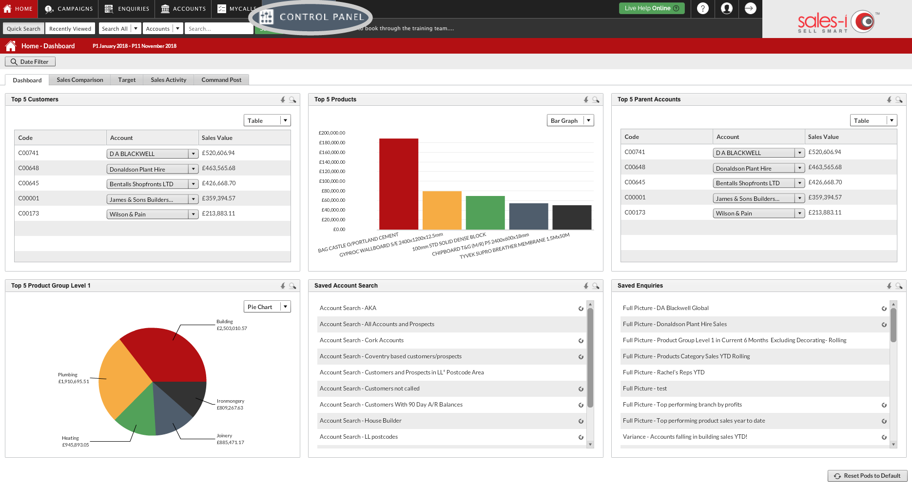 How to produce a login summary report step 1