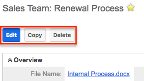 UI DetailView ActionsButtons