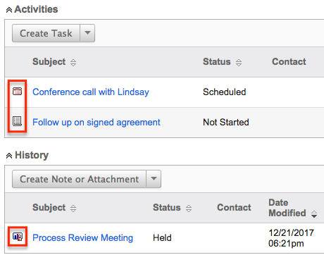 UI DetailView SubPanels ActivitiesSubpanel