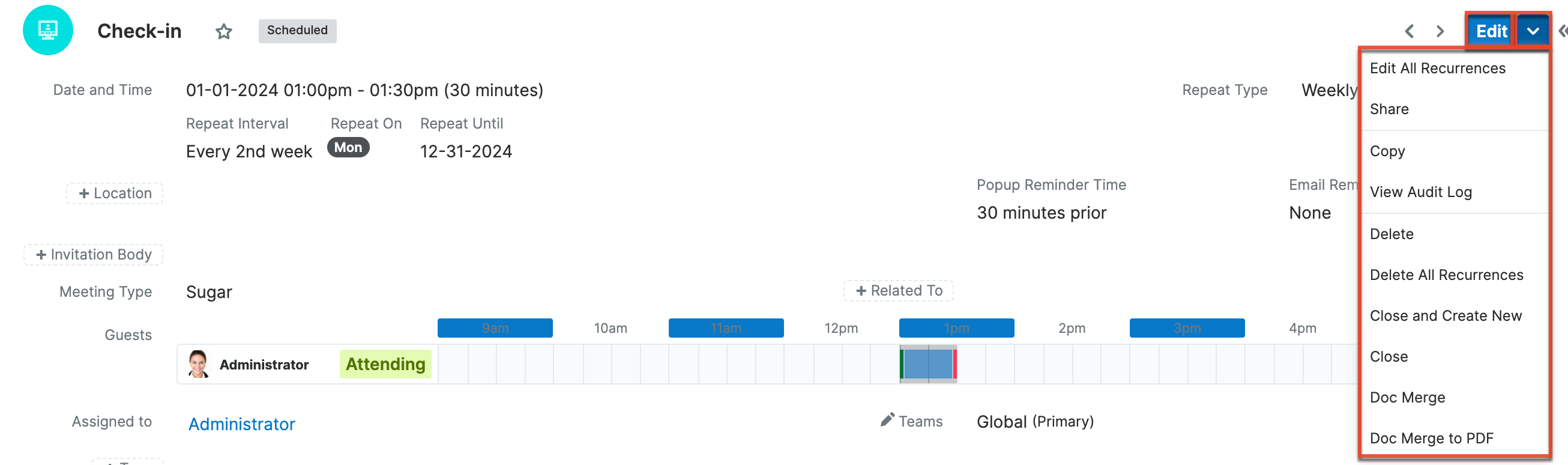 Meetings Actions Menu.png