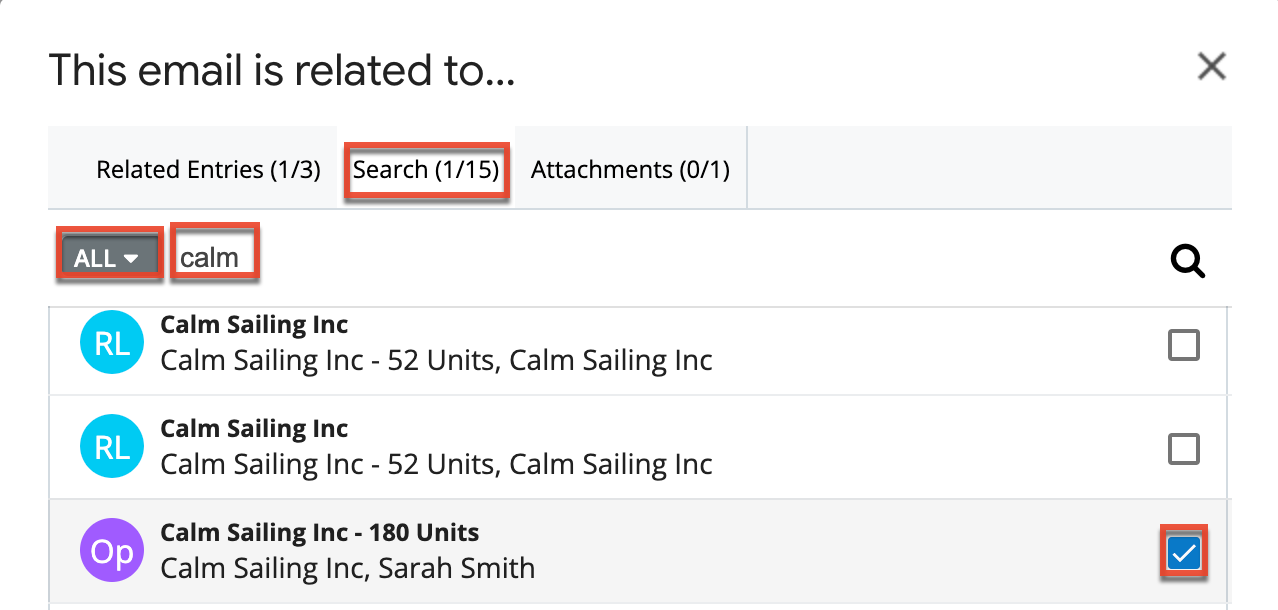 Archive with Options Search