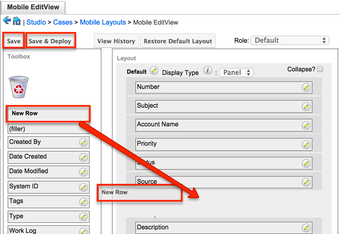Studio7.7 Mobile NewRow