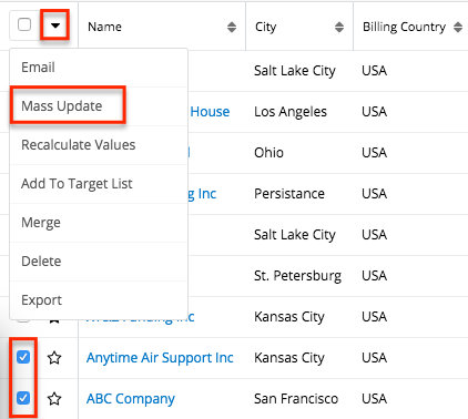 UI ListView MassUpdate