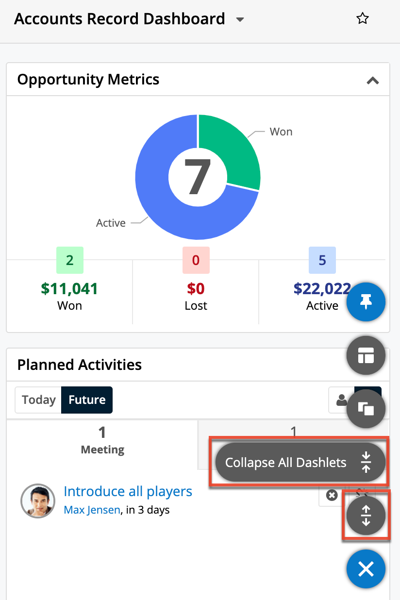 D&D Collapse Expand AllDashlets