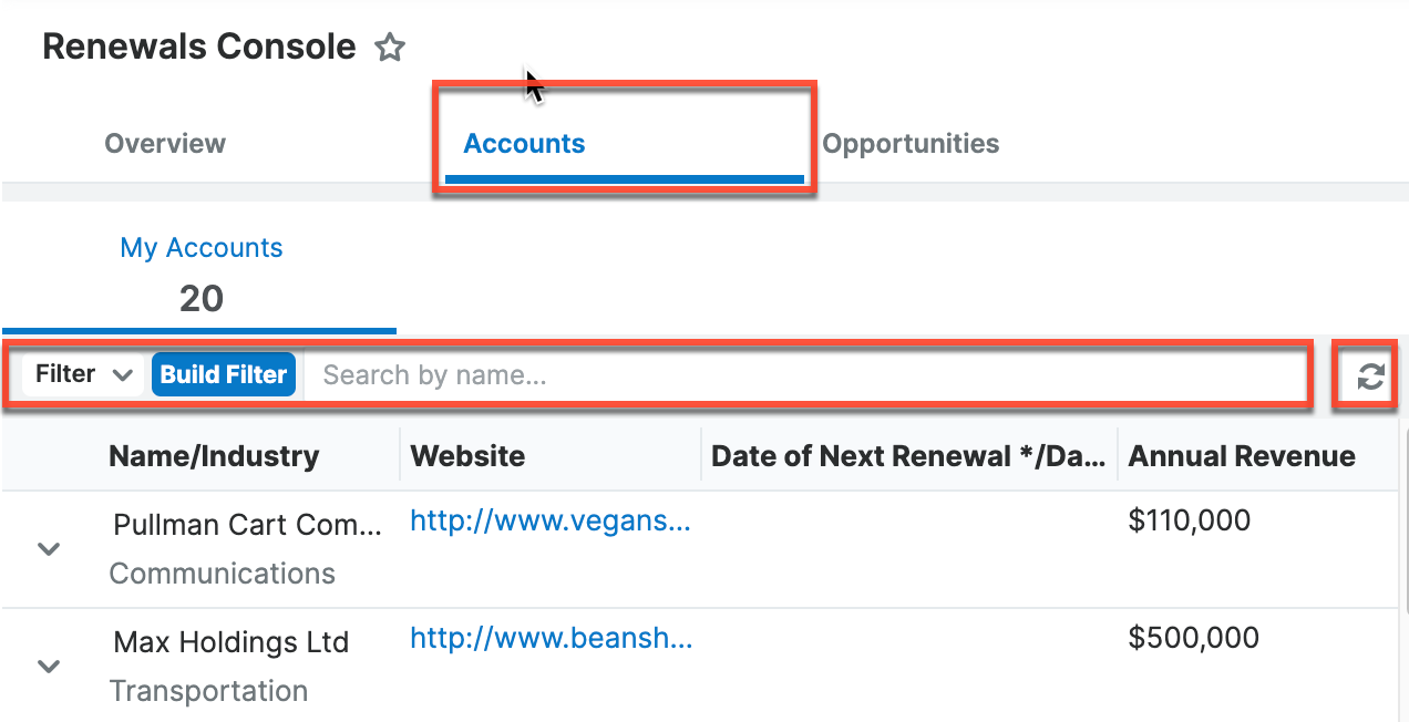 RenewalsConsole Accounts ConsoleSearch2