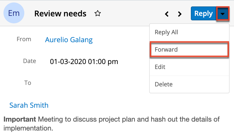 emailrecordmenuforward