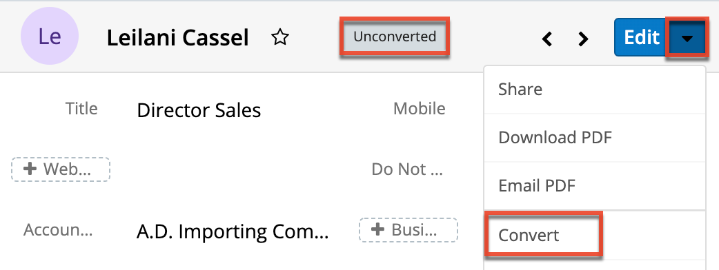 unconvertedlead
