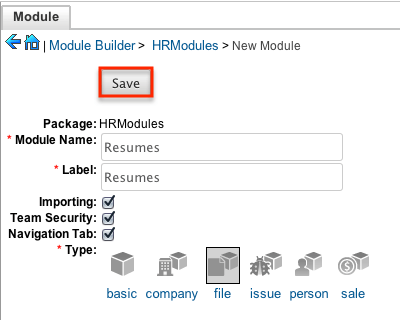 Create_Module_New_Module_Save