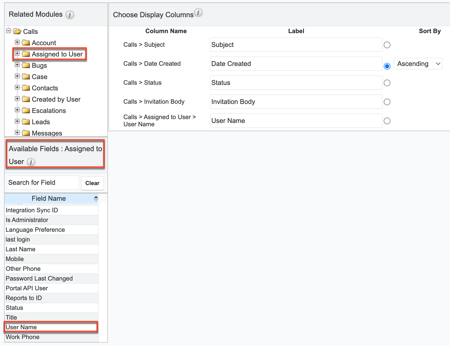 RowsColumn-ChooseDisplayCol-UsrName