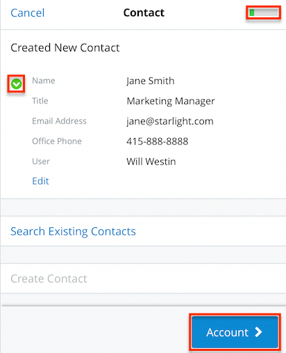 LeadConversion ContactCreatedSelected