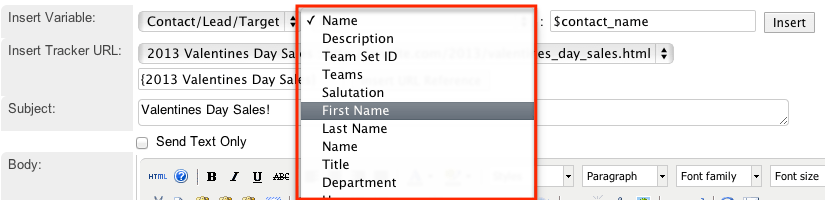 Create_Email_Template_Insert_Variable_Select