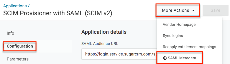CS SCIMApp SAMLMetadata