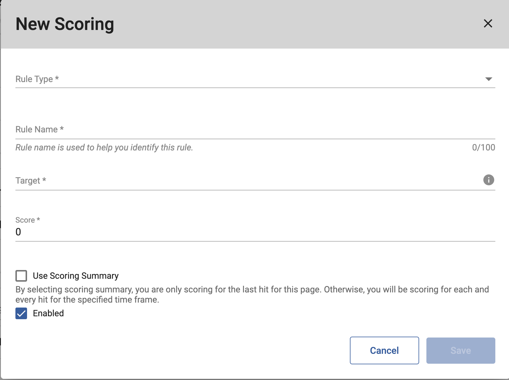 SM UG Scoring email wild
