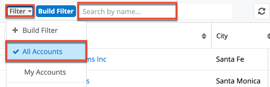 UI LV SearchFilter AllAccts
