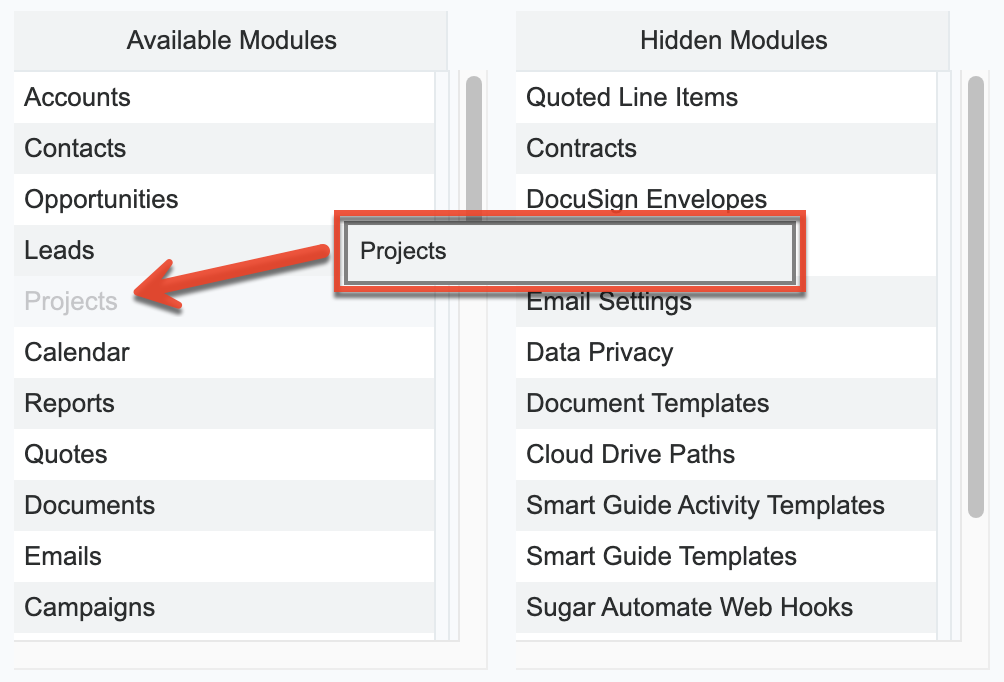 availablemodules