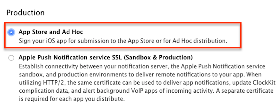 Binary AppStoreandAdHoc