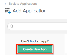 Okta AddApplication CreateNewApp