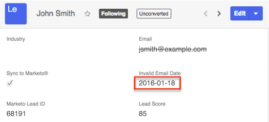 Sugar InvalidEmailDate