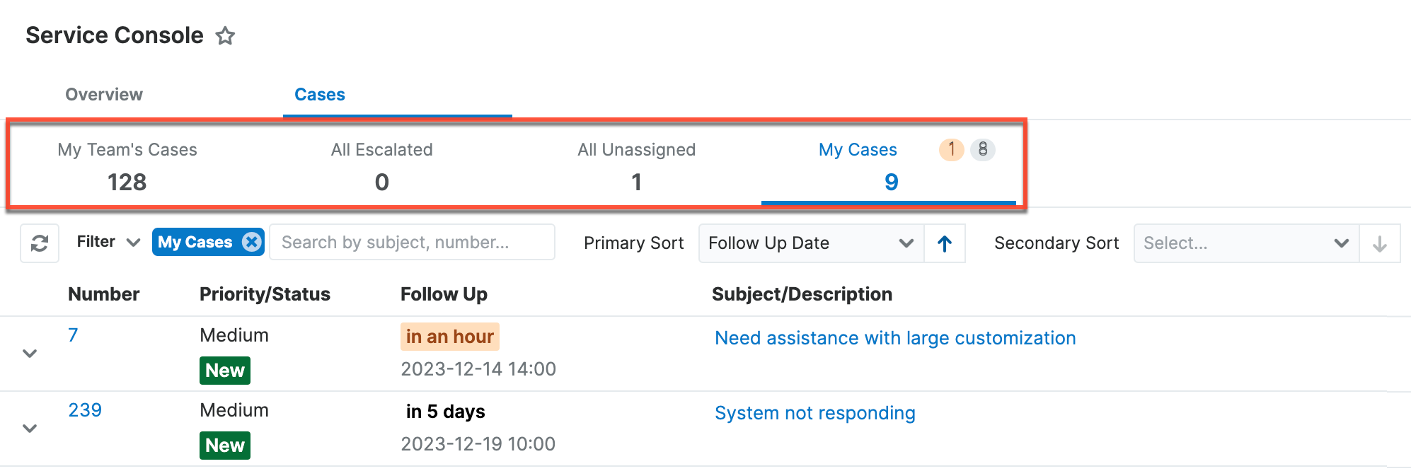 service-console-metrics-bar-highlighted