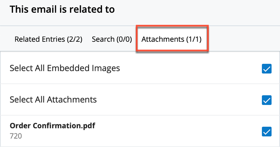 attachments