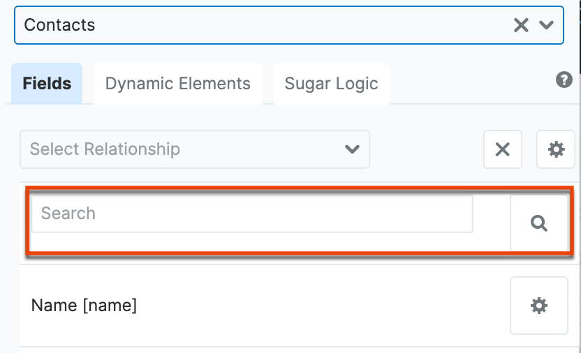 docmerge searchfields