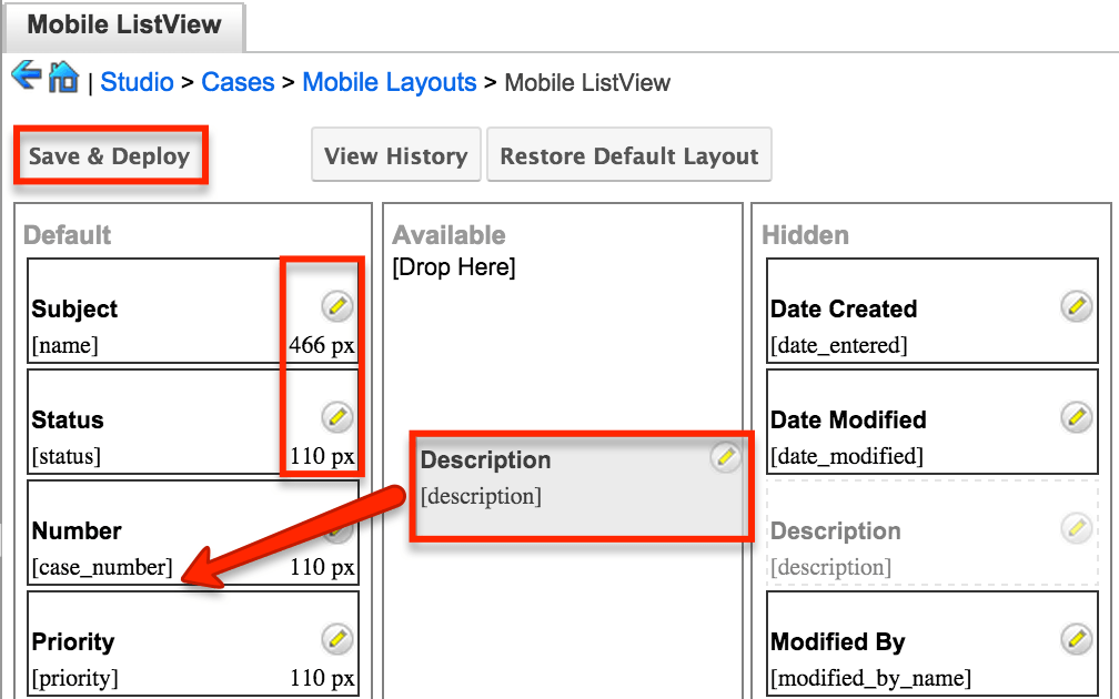 Studio7.7 Mobile ListView PX