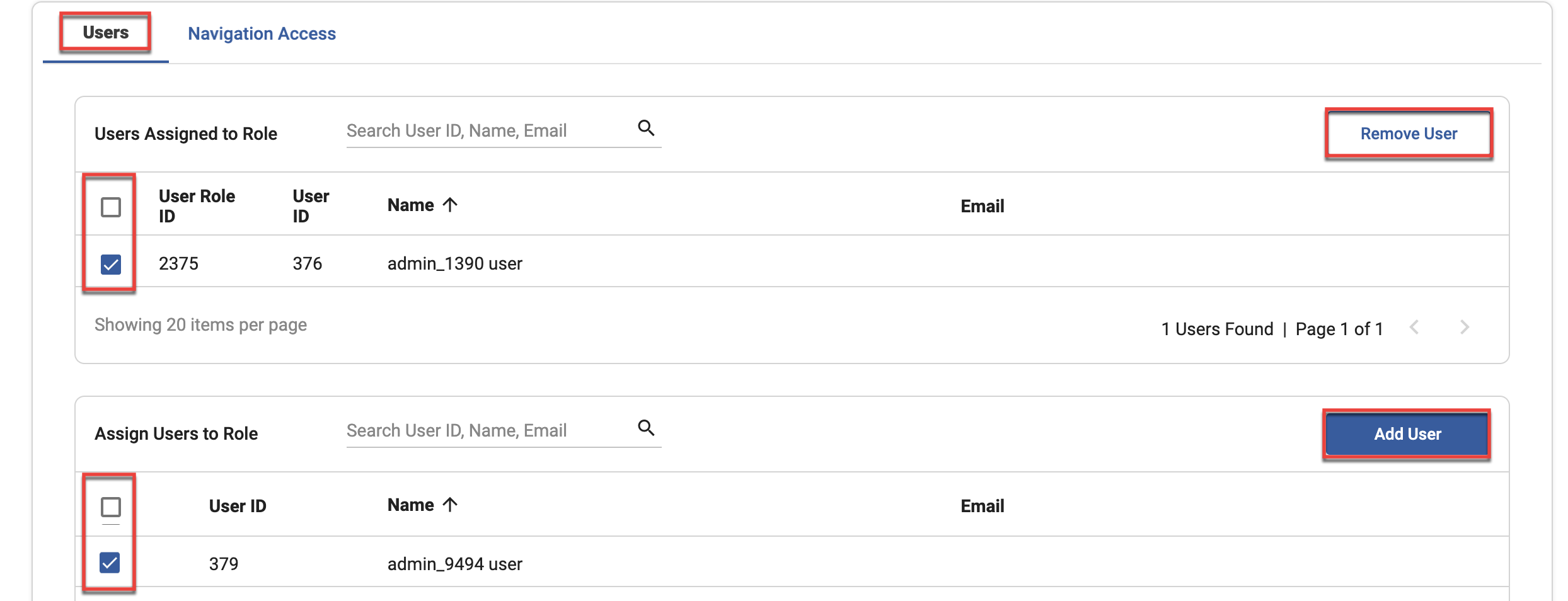 SM UG Roles addusertorole