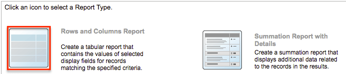 Reports Rows&ColumnsReport Icon