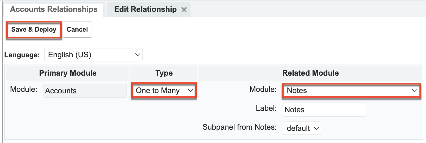 Add a one-to-many relationship with Notes