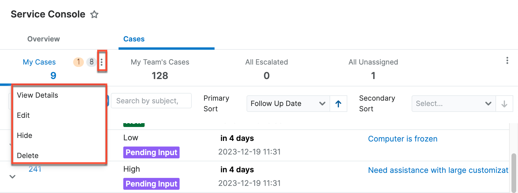 console-management-metric-tab-options