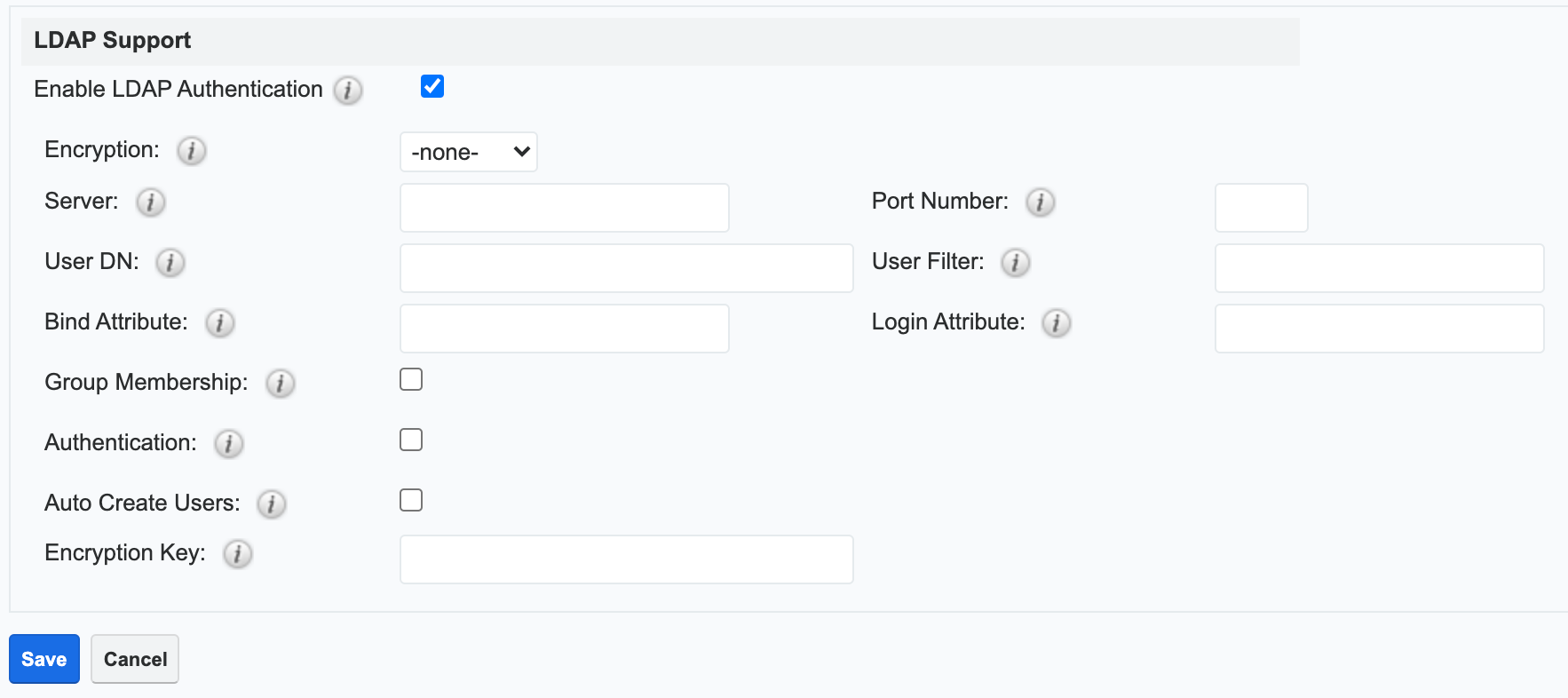 PW MGMT LDAP Encryption