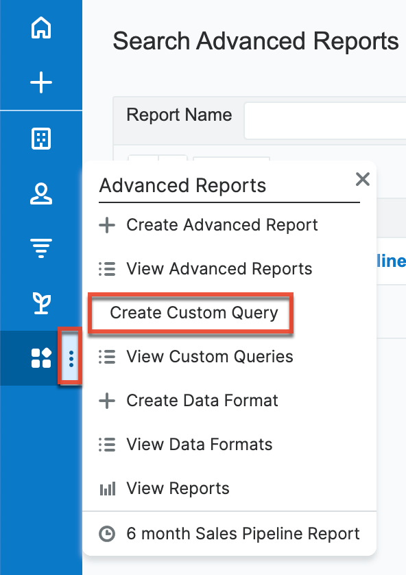 Create Custome Query