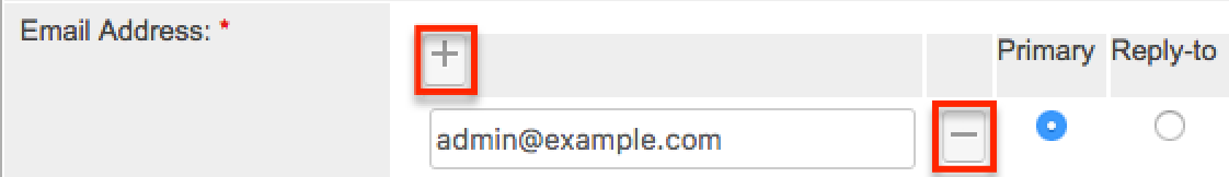 UI EditView EmailAddress
