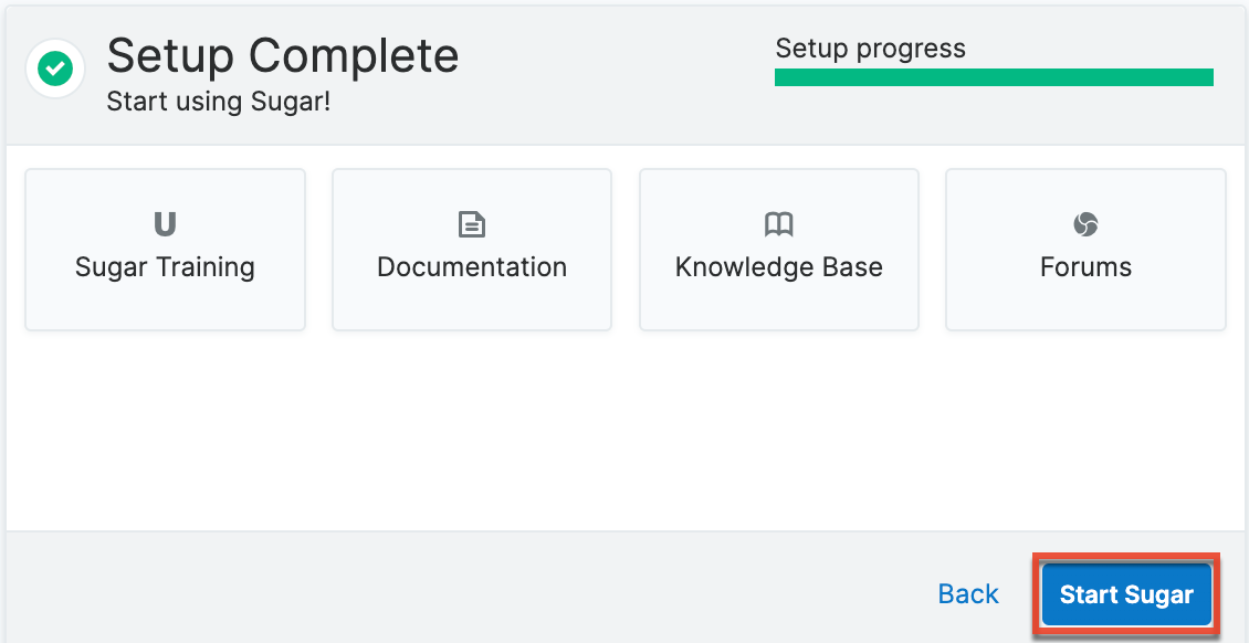 GettingStarted ConfiguringYourLocale SetupCompleteStep