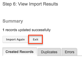 Importing ViewImportResults