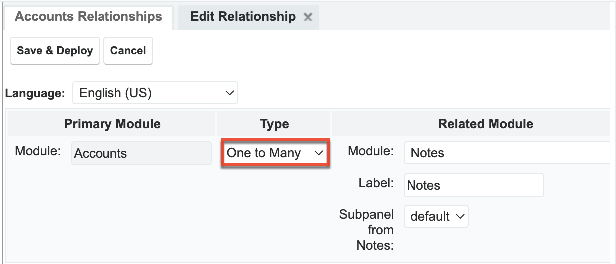 Select one-to-many relationship