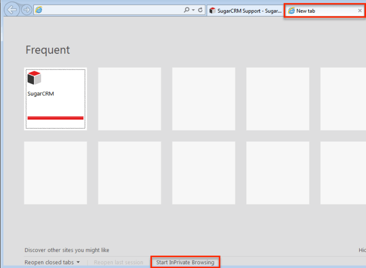 IE NewTab StartInPrivateBrowsing