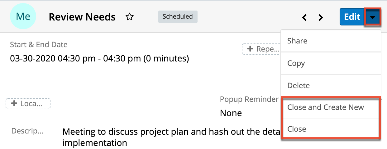 closemeetingrecordview