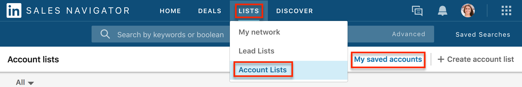 101-acct-lists