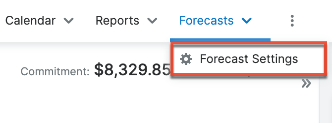 ForecastSettings