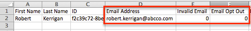 ImportFile PrimaryEmailAddress