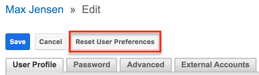 GS UserPref ResetUserPreferences
