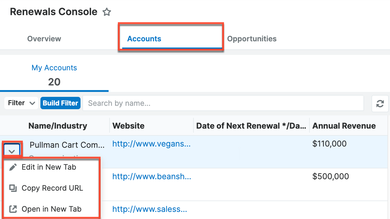 RenewalsConsole AccountRowActions